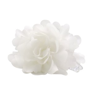 Conmé Hårklemme Lea Big Flower Hvid