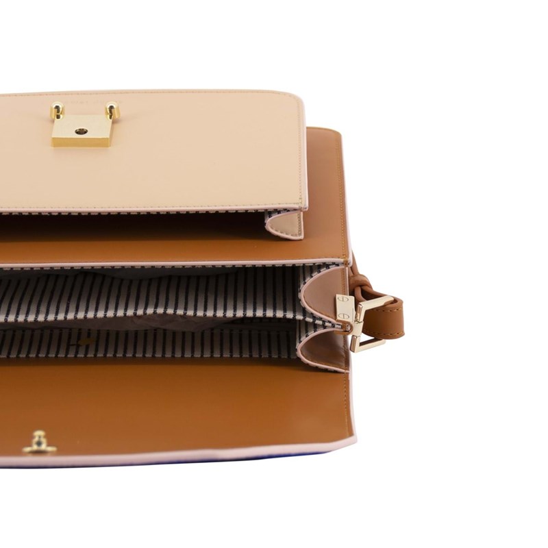 The Sticky Sis Club Crossbody Satchel Coloré Brun 4