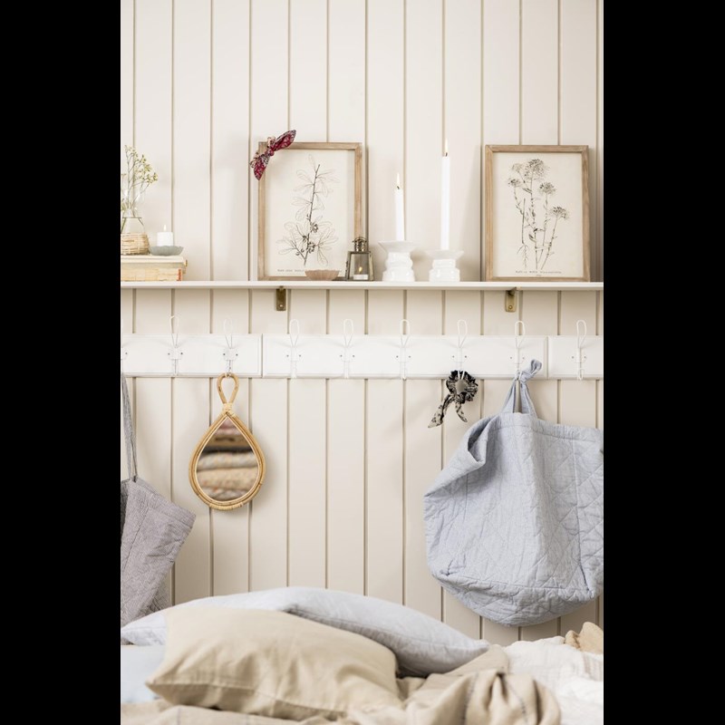 Ib Laursen Shopper Quiltet Blå/hvid 4