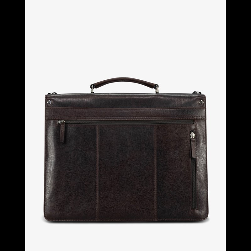 Jost LONDON Briefcase 2C Brun 15" 4