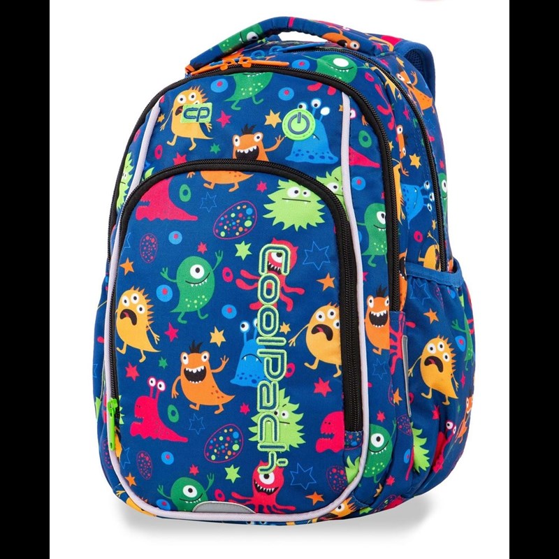 Coolpack Skoletaskesæt Strike S Blå m/ gul 2