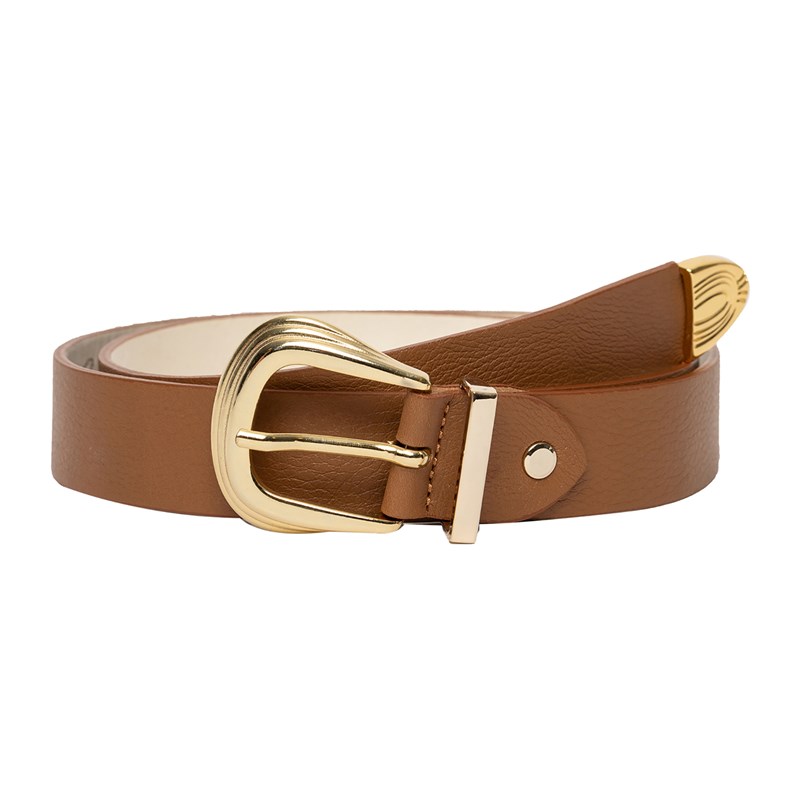 RE:DESIGNED Bælte Flykra Cognac 85 Cm 2