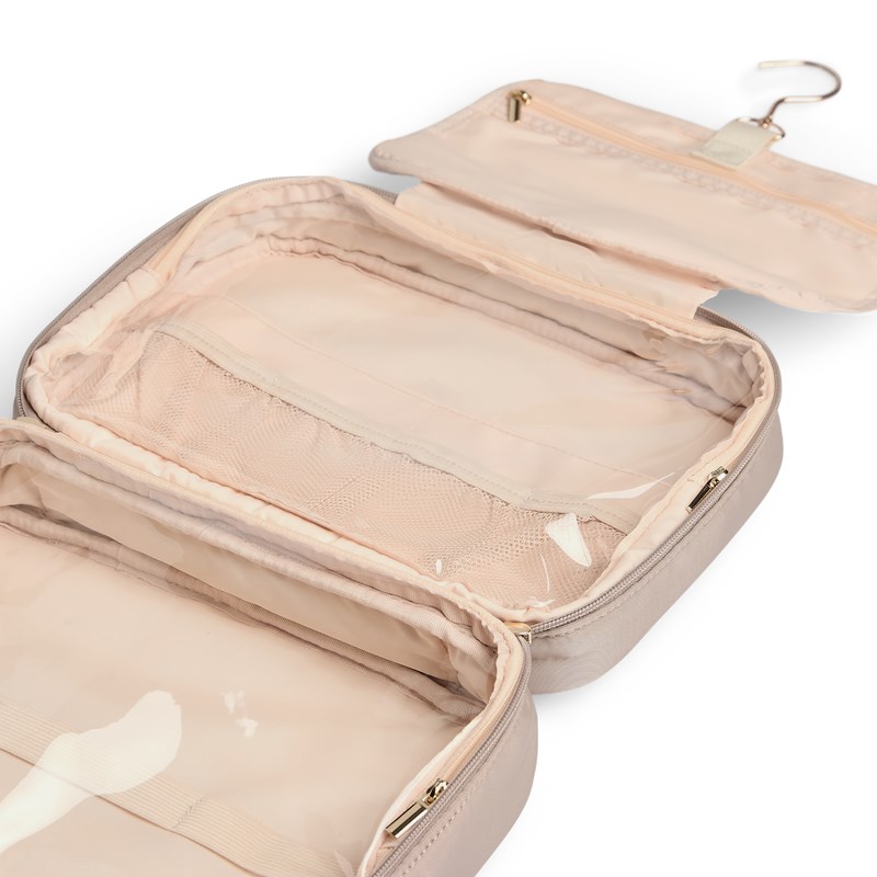 Aura Toilettaske Ibiza med ophæng Beige 9