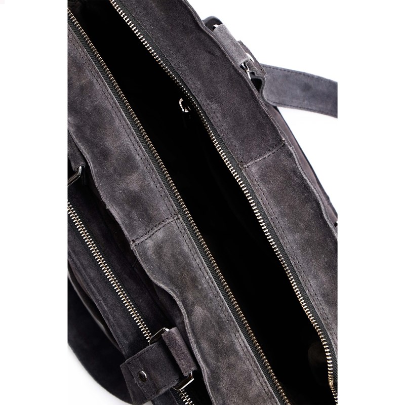 Núnoo Skuldertaske Mille new suede Sort 6