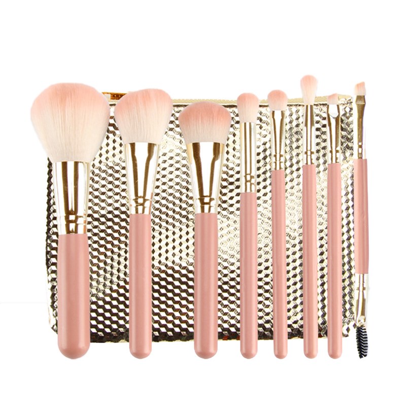 Technique Pro Advanced Face Makeupborstset Rosa 1