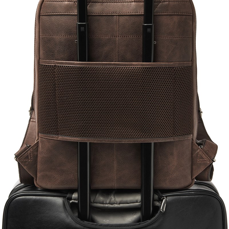 Castelijn & Beerens Ryggsäck RFID Mocca Brun 15" 8
