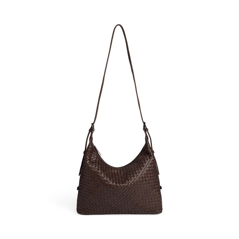 MARKBERG Axelväska TribecaMBG Weave M. Brun 14" 6