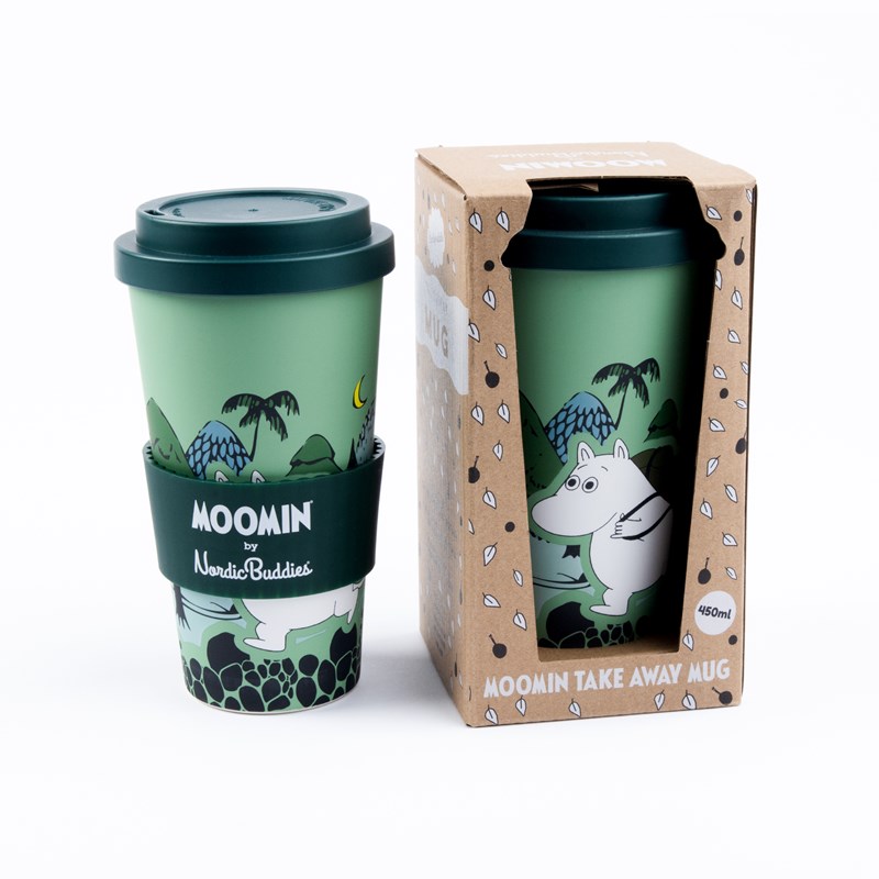 Nordic Buddies Takeaway mugg Mumintrollet Grön 4