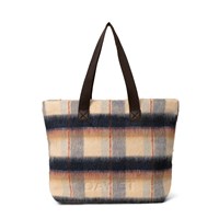 DAY ET Shopper Day Woolen Check  Blå/gul 1