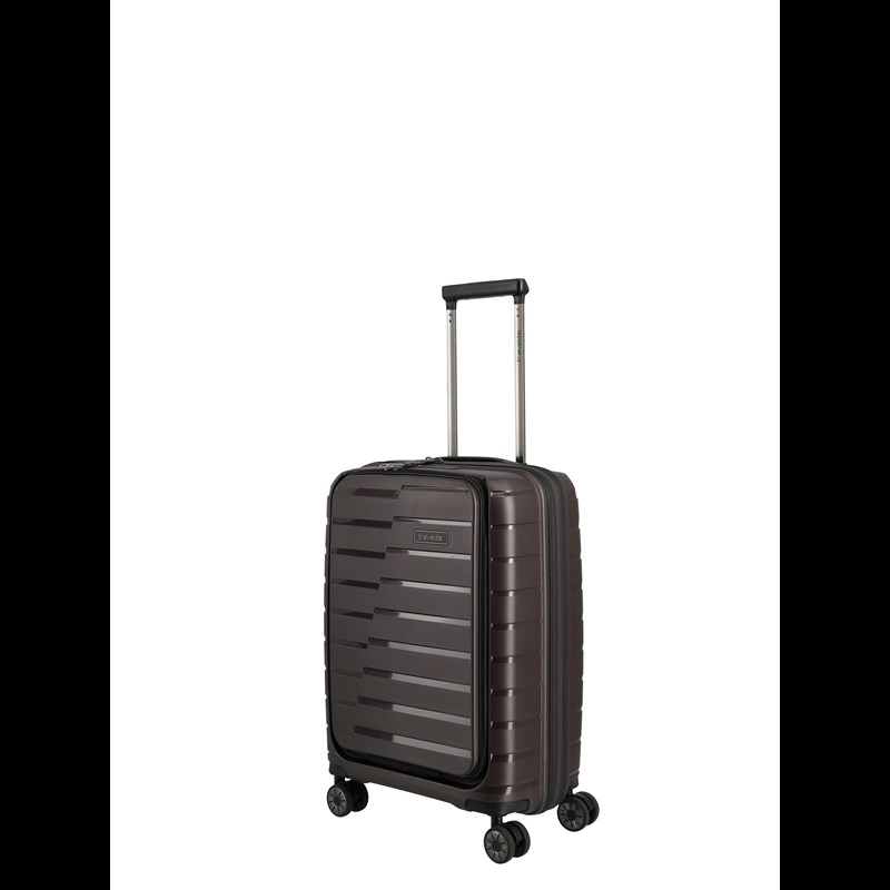 travelite Kuffert Airbase med frontlomme Brun 55 Cm 8