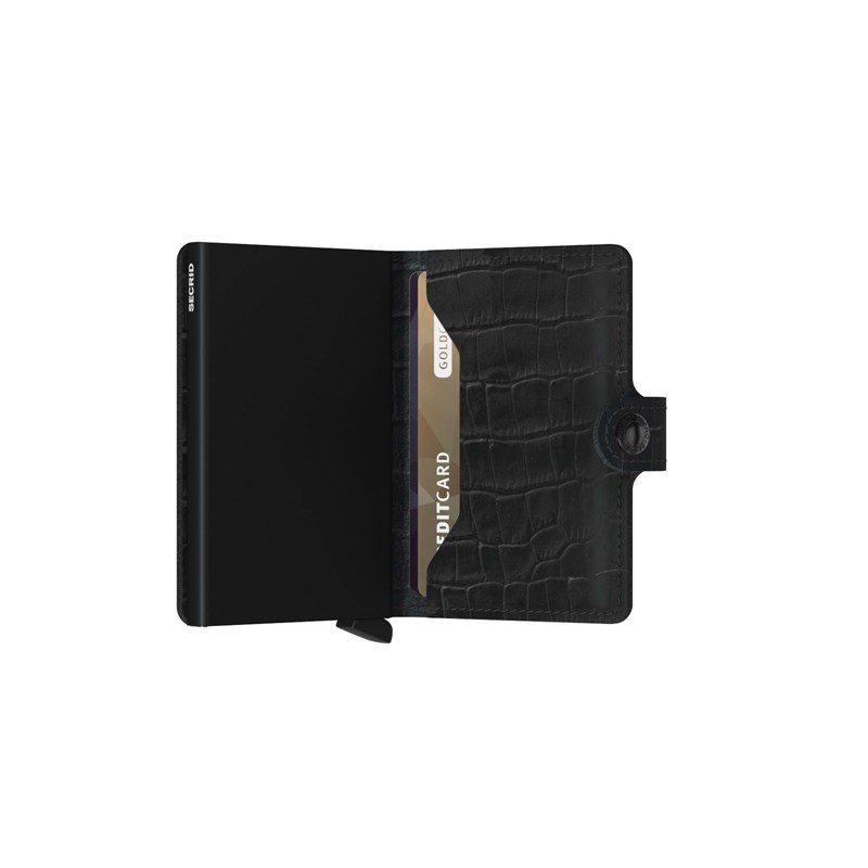 Secrid Kortholder Mini wallet Sort/Croco 4