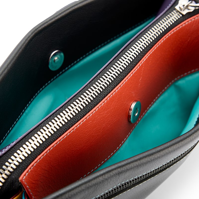 Pia Ries Crossbody Tropical Ovena  Svart 7