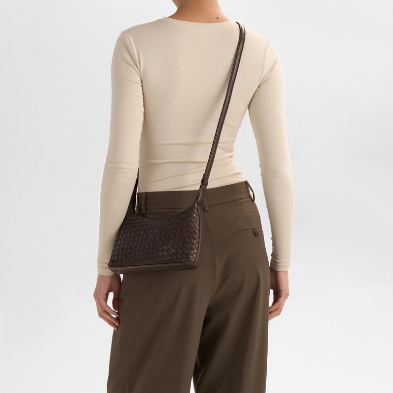 MARKBERG Crossbody AvenyaMBG Weave M. Brun 2