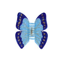 By Stær Hårklämma Morpho Fjäril Blå 1