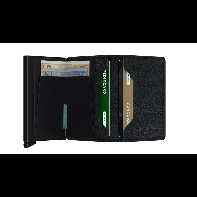 Secrid Slimwallet Sort m/mønster 2