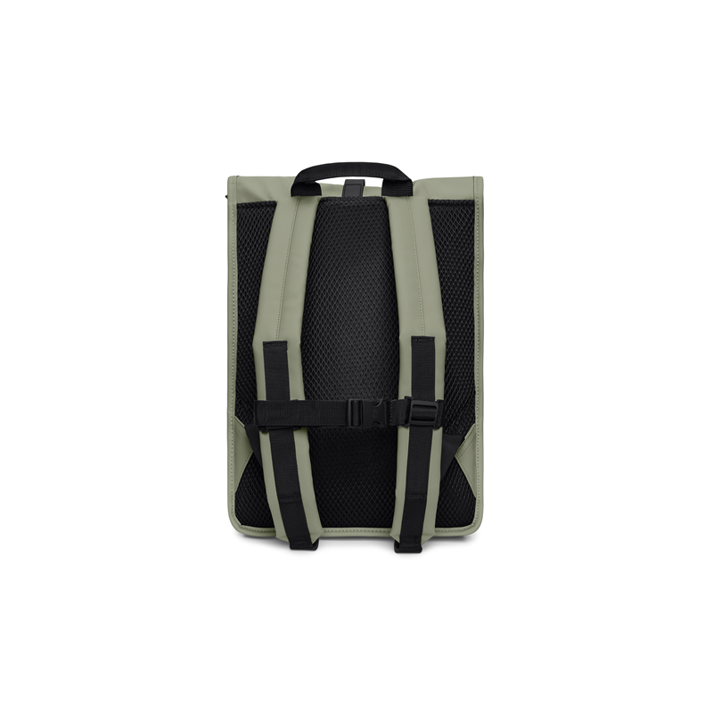 RAINS Ryggsäck Rolltop Rucksack Khaki grön 3