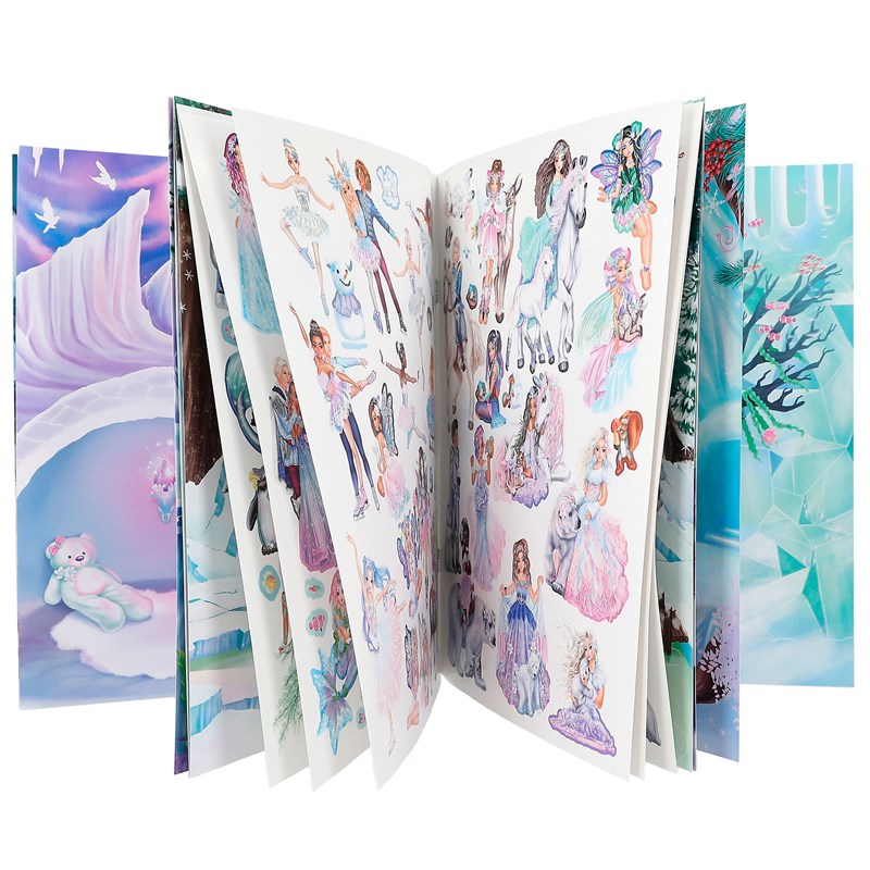 TOPModel Klistermærkebog Iceworld Lyseblå 3