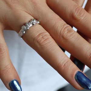 Winther Studio Ring Cruda Sølv alt image
