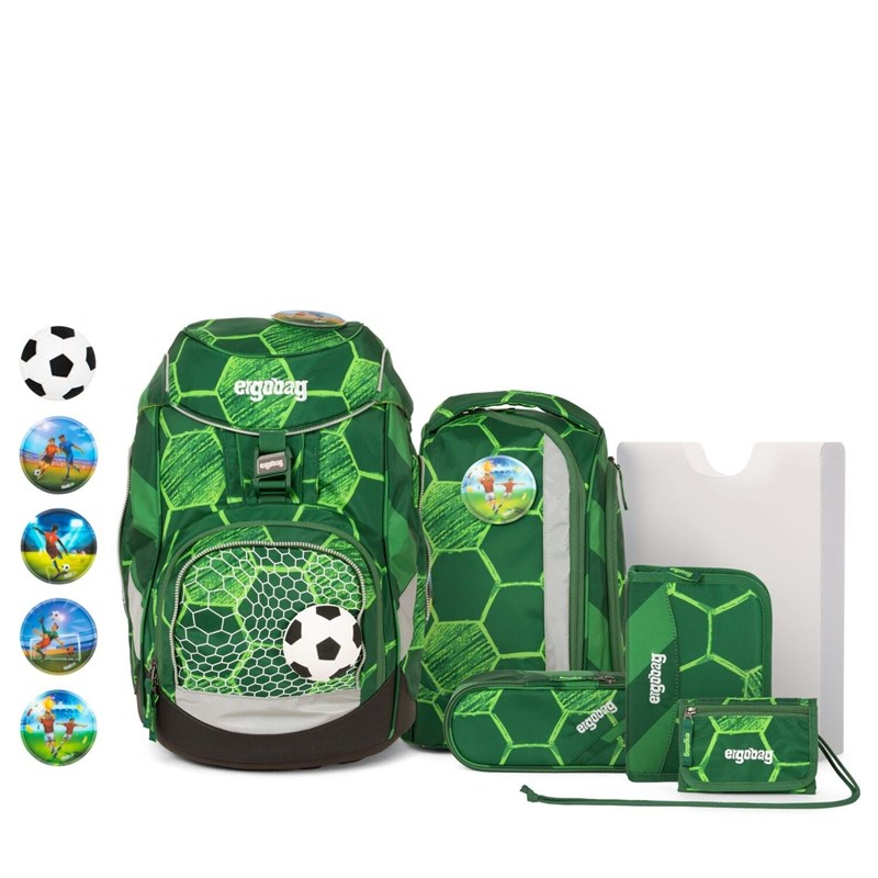 Ergobag Skoletaskesæt Pack Ltd Edition Grøn mønster 1