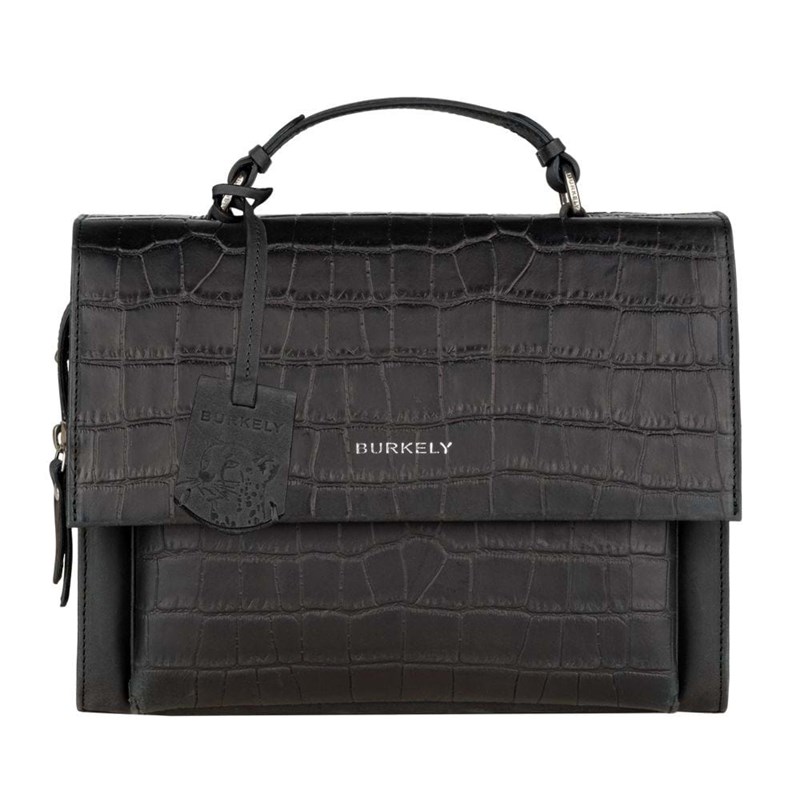 Burkely Håndtaske Citybag Croco Caia Sort/Croco 1