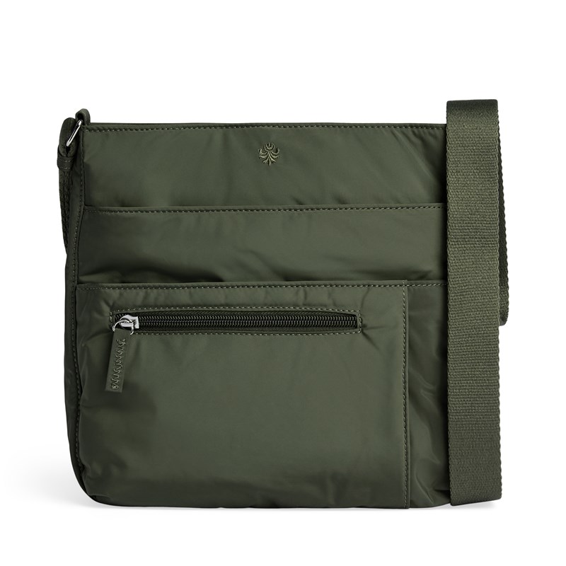Aura Crossbody Bari Recycled Mørk grøn 1