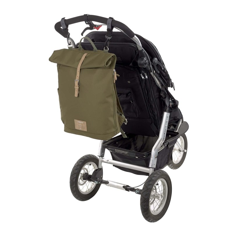 LÄSSIG Pusletaske Rolltop Oliven Grøn 5