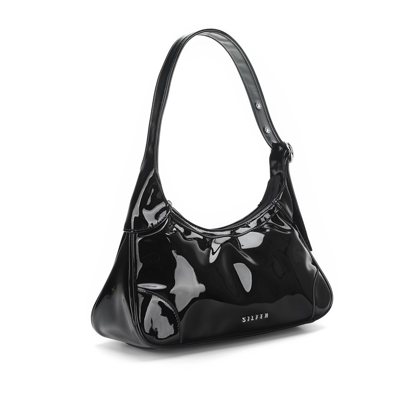 SILFEN Skuldertaske Thora Dark Black 3
