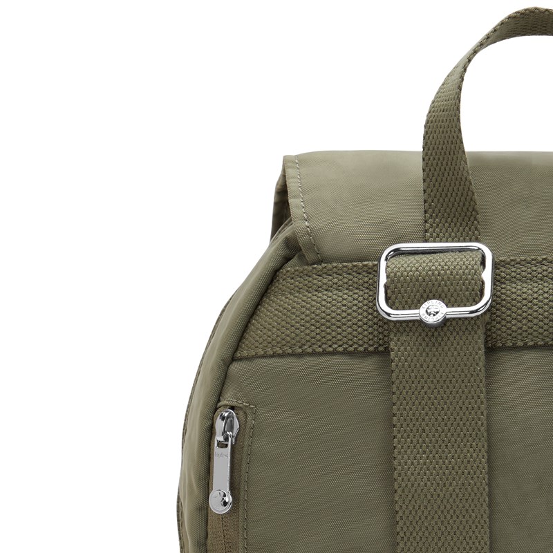 Kipling Rygsæk City pocket Army Grøn 5