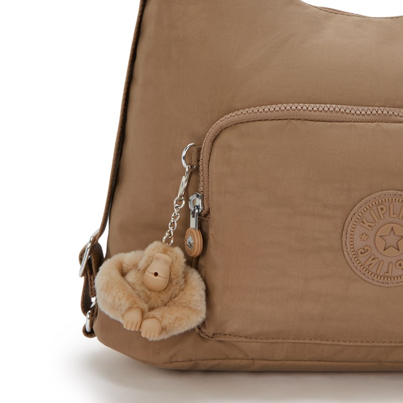 Kipling Skuldertaske Yenna Camel 5