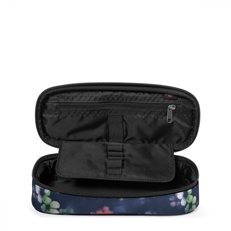 Eastpak Penalhus Oval Single Blå Blomst 3