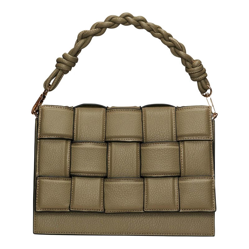 Noella Skuldertaske Hadley Braidet Army Grøn 3