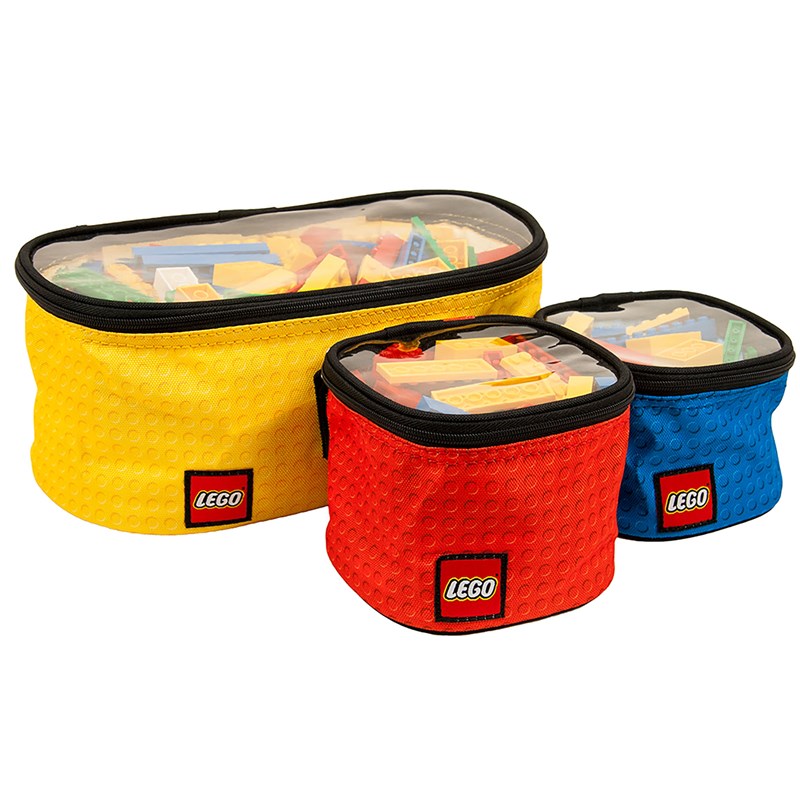 LEGO Bags Opbevarings poser 3 stk. Ass farver