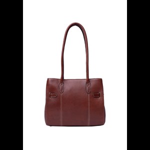 RE:DESIGNED Skuldertaske Nellie Small Cognac