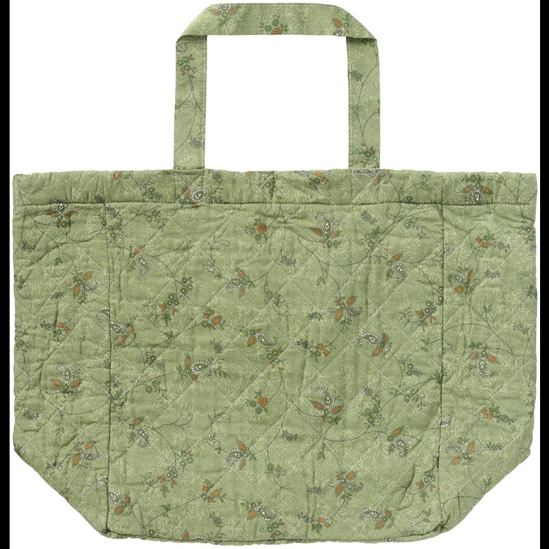 Ib Laursen Shopper Quiltet Grøn mønster 1