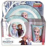 Frozen Spisesæt Frozen, 3 dele Lilla