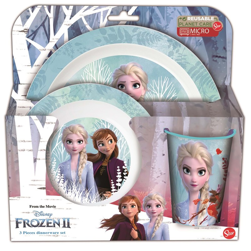Frozen Måltidsset Frozen, 3 dele Lila