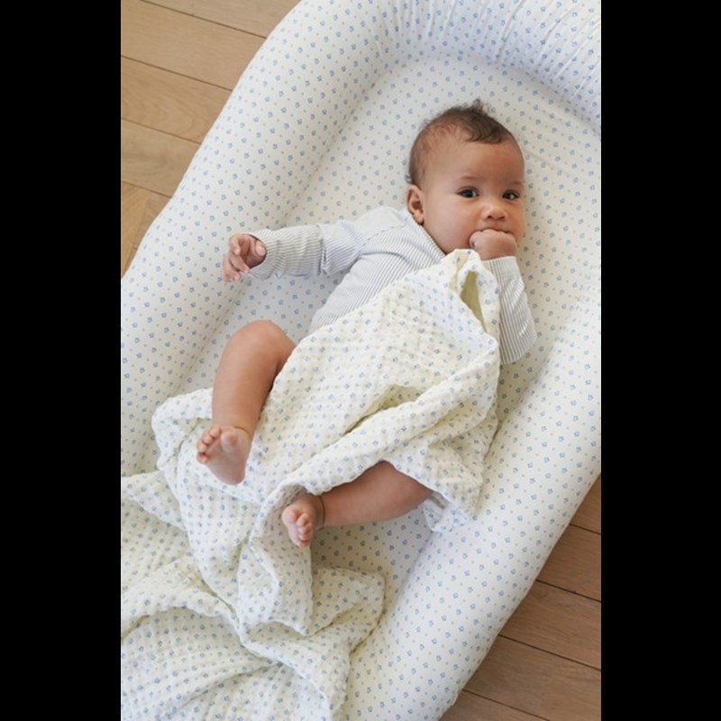 Cam Cam Copenhagen Babyfilt Caprice Beige/blå 2
