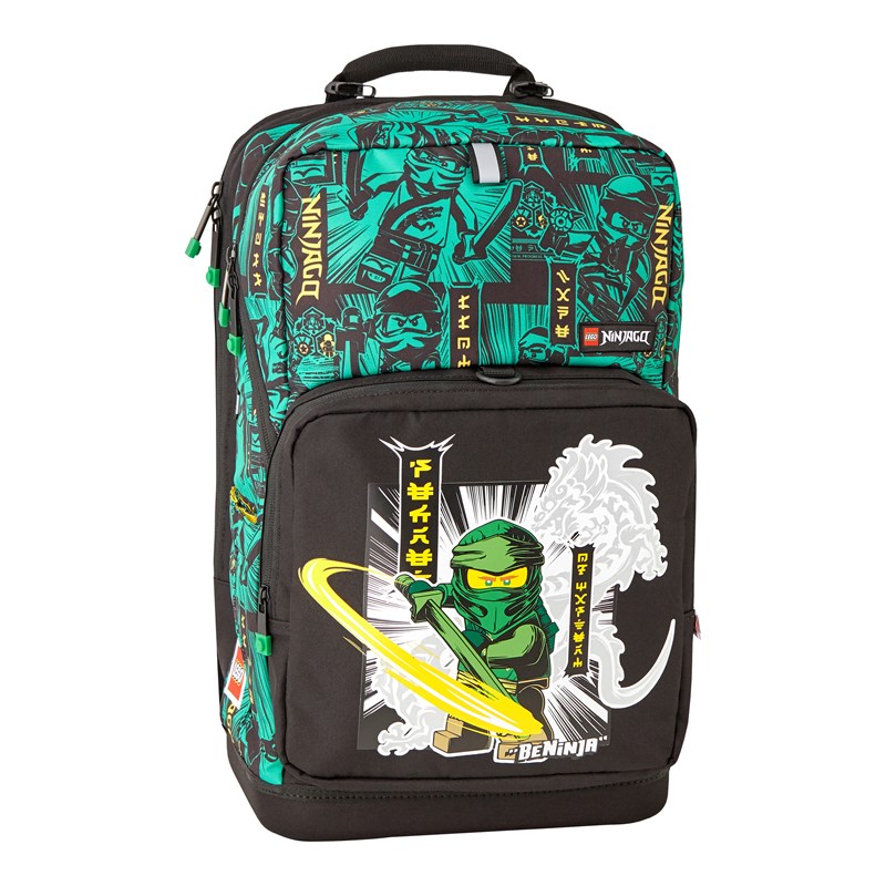 LEGO Bags Skolväskeset Maxi+ Ninjago Grön/Svart 2