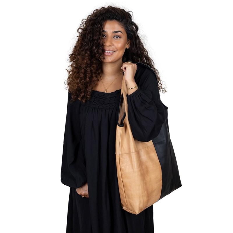 RE:DESIGNED Shopper Ellen Sort/Beige 2