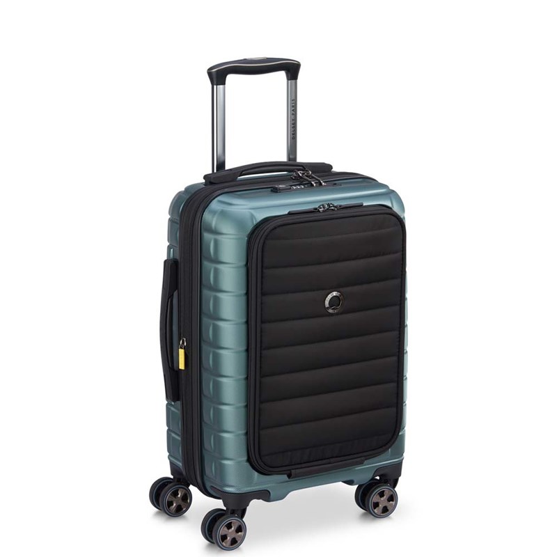Delsey Resväska Shadow Svart/Grön 55 Cm 2