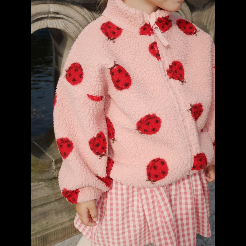 Konges Sløjd Jacka Jody Teddy Ladybug Pink Röd/rosa 18 mdr. 6