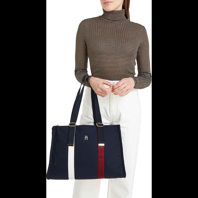 Tommy Hilfiger Shopper Revamp Blå 13" 2