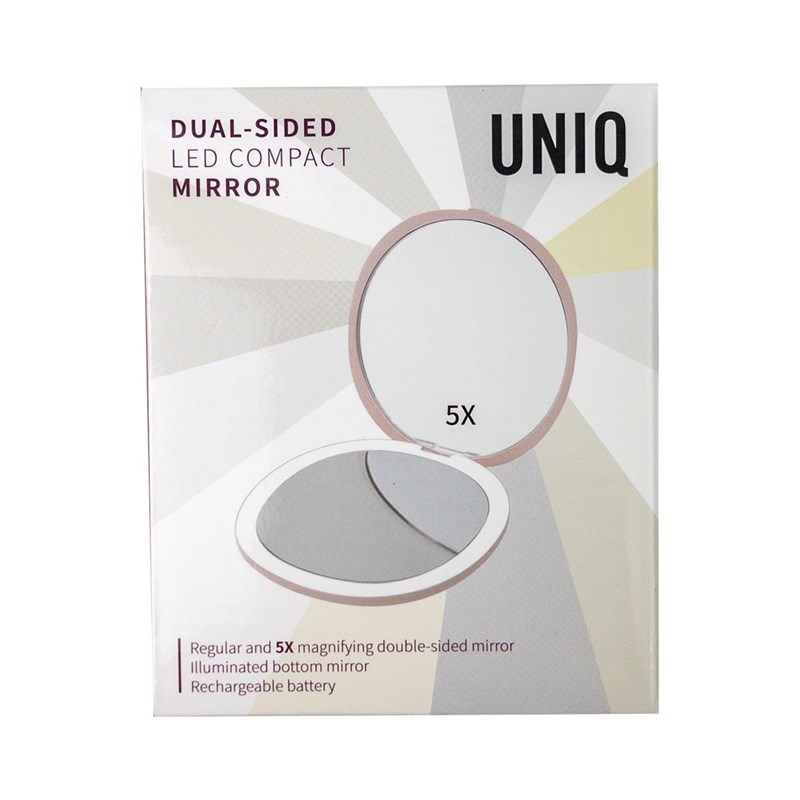 UNIQ Sminkspegel för fickan   Rosa 6