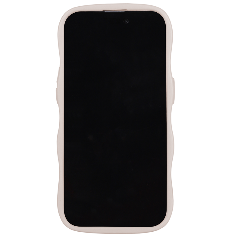 Holdit Mobilfodral Wavy Transparent Beige iPhone 13/14/15 5