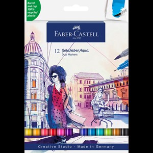 Faber-Castell Tusser Goldfaber Dual 12 stk. Multi