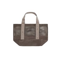 BLANCHE Tote Logo Beige/grå