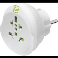 Go Travel Adapter World-EU Hvid