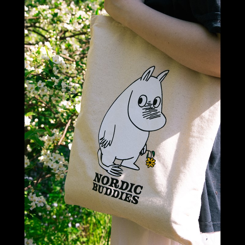 Nordic Buddies Tote Bag Mumi Beige 2