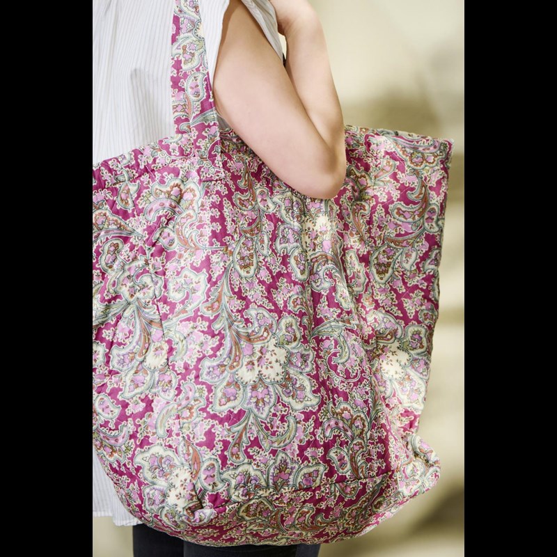 Ib Laursen Shopper Quiltet Blommigt tryck 2