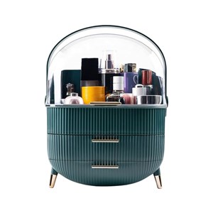 UNIQ Organizer makeup boks retro Mörkgrön